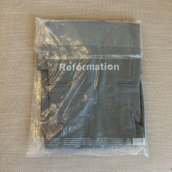 Reformation Gray Mini Dress - Picture 4 of 8